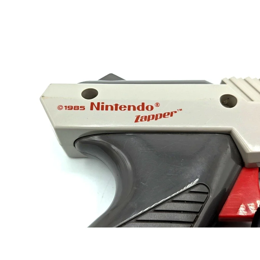 Nintendo NES Zapper Light Gun Controller NES-005 Gray - Tested And Working